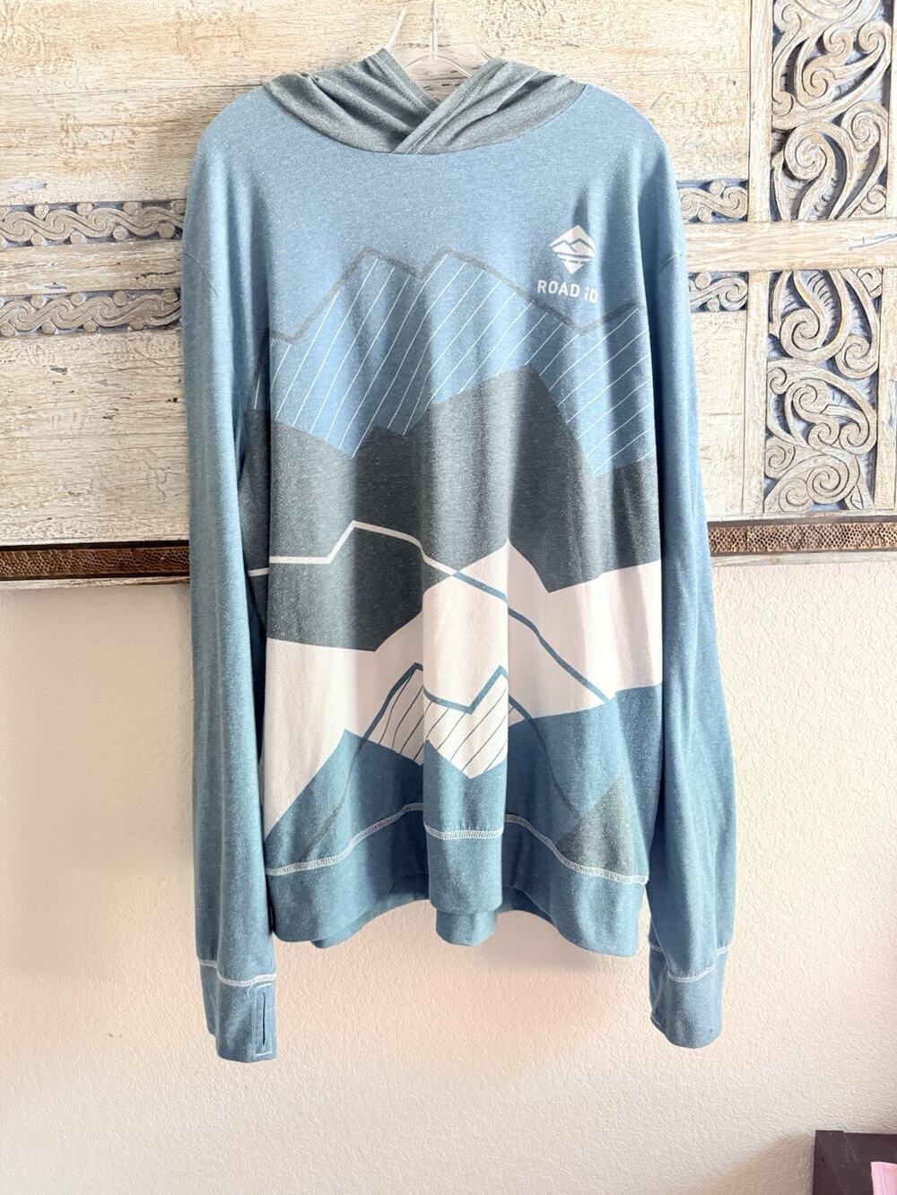Men’s Headsweats Gear Road ID Cycling Long Sleeve Hoodie Size XL